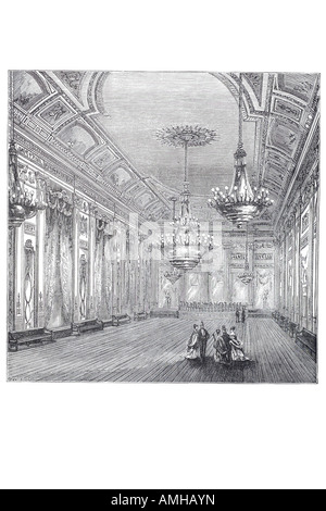 1820 willis's ball room dance club haute société secteur mesdames messieurs société divertissement centre de Londres royal Ville Lo urbain Banque D'Images