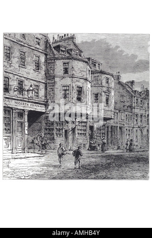 1800 rue king chambre occupée légende mère Oliver Cromwell Londres Centre Ville urbain royal London Angleterre en capital plus Fra Banque D'Images