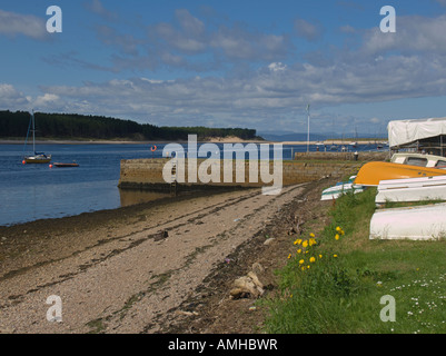 La Baie de Findhorn Forres Morayshire région des Highlands Inverness Ecosse Août 2007 Banque D'Images