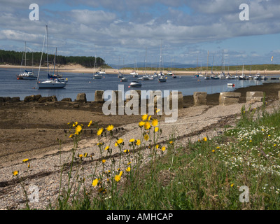 La Baie de Findhorn Forres Morayshire région des Highlands Inverness Ecosse Août 2007 Banque D'Images