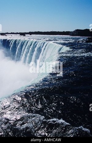 Close up of Horseshoe Falls sur la partie canadienne des chutes Niagara, Ontario, Canada Banque D'Images
