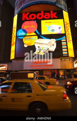 Le billboard Kodak à Times Square Banque D'Images