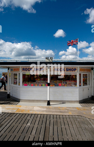 La boutique rock sur la jetée de Brighton Brighton East Sussex England UK Banque D'Images