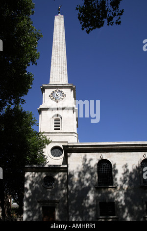 St Lukes church. Old Street, London, Londres, Angleterre Banque D'Images