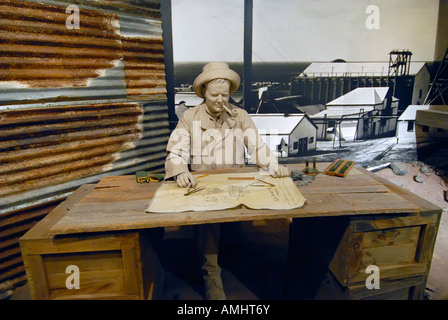 Le Président Herbert Hoover Presidential Museum et Site historique national à West Branch dans l'IOWA IA Banque D'Images