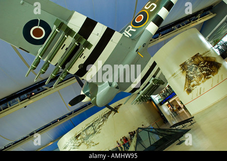 Hall principal de l'hôtel Le Memorial de Caen Normandie France un musée pour la paix Banque D'Images