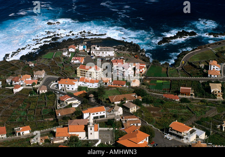 Portugal, Madère, Porto Moniz, Seixal bei der Nordküste Banque D'Images