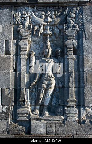 Candi Sewu Temple Hindou de Prambanan Indonésie Yogyakarta Banque D'Images