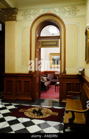 Bureau des gouverneurs au State Capitol Building à Cheyenne Wyoming WY Banque D'Images