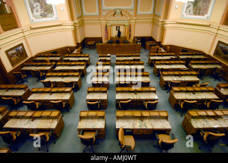 Sénat au State Capitol Building à Cheyenne Wyoming WY Banque D'Images