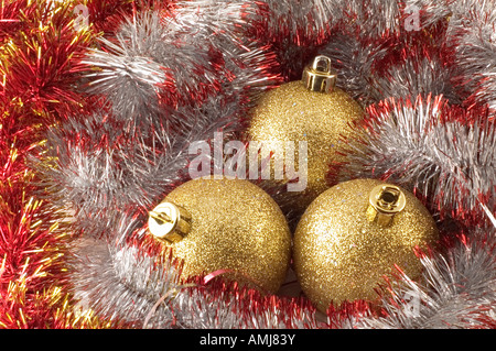 Boules de Noël Banque D'Images