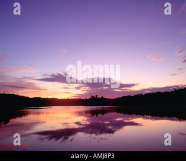 Le lac George, Killarney Provincial Park, Ontario, Canada Banque D'Images