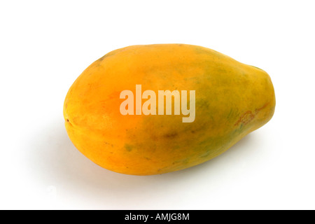 Papaye papaye sylmar mamao melon arbre Carica papaya origine Amérique Centrale Banque D'Images