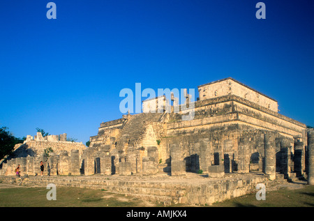 Mexique, Yucatan, Chichen Itza, Templo de los Guerreros, Kriegertempel Banque D'Images