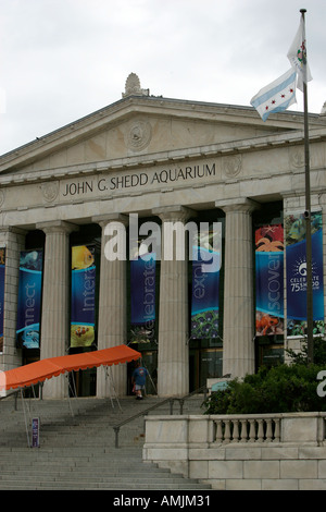 John G Shedd Aquarium museum Chicago Illinois USA Banque D'Images