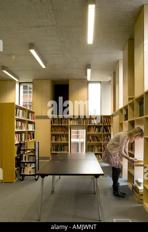 InVIVA Bibliothèque, Rivington Place, Shoreditch, Londres : l'architecte David Adjaye Banque D'Images