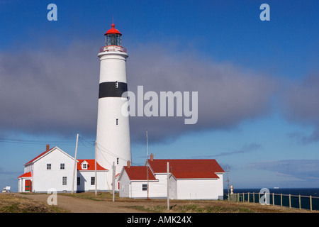 Le phare de Point Amour, un lieu historique provincial, des Vikings, Labrador, Canada.Amour, l'Atlantique, du Canada. Banque D'Images