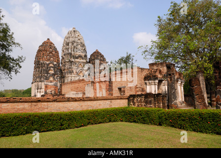 Wat Si Sawai Sukhothai Historical Park Thaïlande Banque D'Images