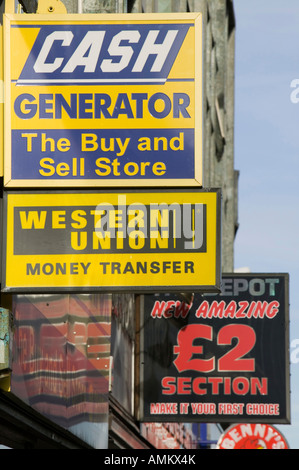 Un pion de fret à Leicester UK Banque D'Images