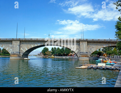 Old London Bridge, reconstruit à Lake Havasu City, Arizona, USA Banque D'Images