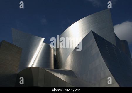 Vue extérieure de Walt Disney Concert Hall du centre-ville de Los Angeles Octobre 2007 Banque D'Images