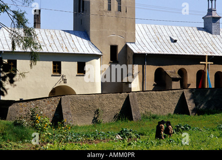 Swietokrzyskie Pologne Swieta Katarzyna monastère et moniales Banque D'Images