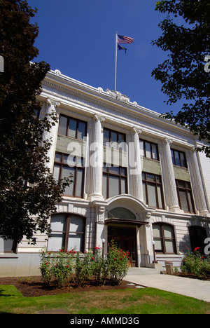 Bâtiment de la Cour suprême de l'Oregon Capitol Building Motif Salem Oregon OU US États-Unis gouvernement Banque D'Images