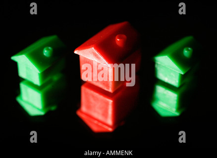 Maison de monopole présentées sous forme d'un schéma Banque D'Images