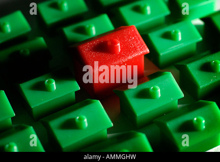 Maison de monopole présentées sous forme d'un schéma Banque D'Images