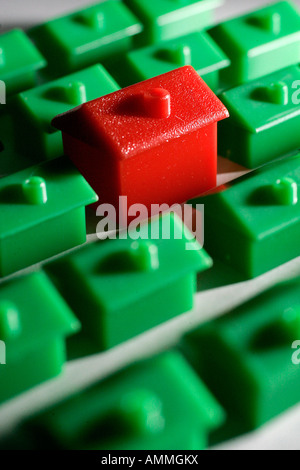 Maison de monopole présentées sous forme d'un schéma Banque D'Images