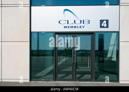 Entrée du stade de Wembley Wembley Club London England UK Banque D'Images