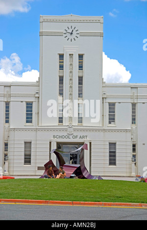 Canberra School of Art sur le campus de l'Université nationale australienne Banque D'Images