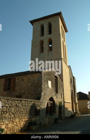 Église de Molieres Dordogne France Banque D'Images