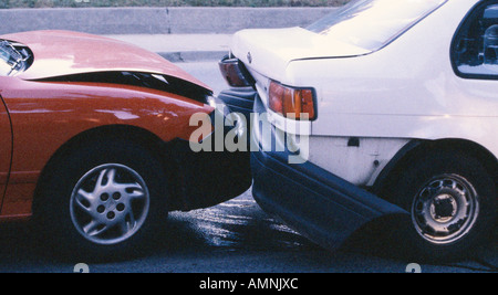 Accident de la circulation Banque D'Images