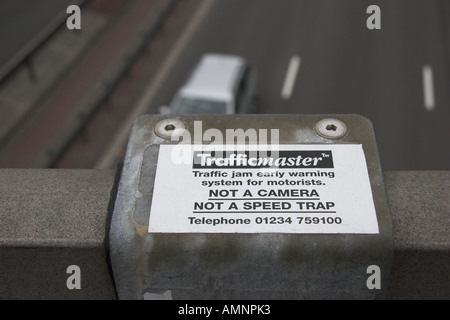 Embouteillage d'alerte rapide Transports au Pays de Galles Banque D'Images