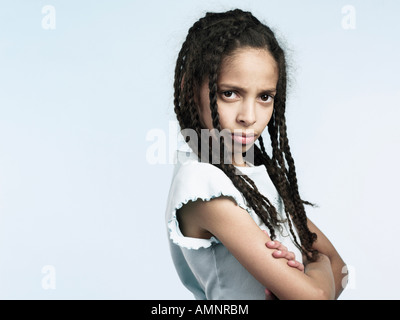 Portrait de jeune fille Banque D'Images