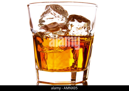 Whiskey on the rocks Banque D'Images