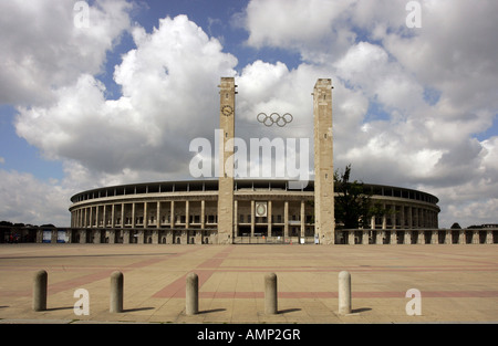 Le stade olympique de Berlin, Allemagne Banque D'Images