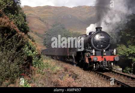 Préservés BR K1 62052 décès à Lochailort sur son voyage de retour de Fort William à Mallaig Banque D'Images