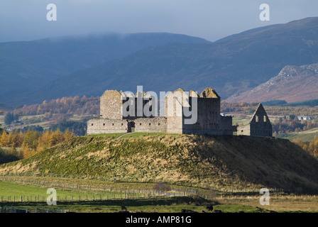 dh Ruthven Barracks KINGUSSIE INVERNESSSHIRE Barracks de garnison Jacobite Era Highlands Le tourisme écossais ruine le château historique écossais des hautes terres Banque D'Images