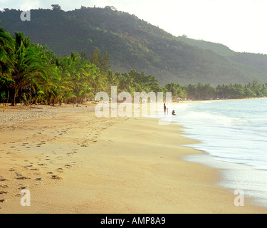 Hat Lamai Beach sur l'île de Koh Samui en Thaïlande. Banque D'Images