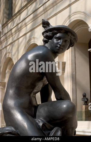 Statue de mercure du Louvre Paris France Europe Banque D'Images