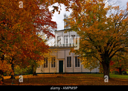 Sharon Temple, lieu historique national, dans la ville de Sharon, de l'Ontario, Canada. Banque D'Images