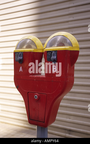 Parking meter, Kuala Lumpur Banque D'Images