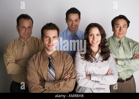 Portrait de l'équipe commerciale Banque D'Images