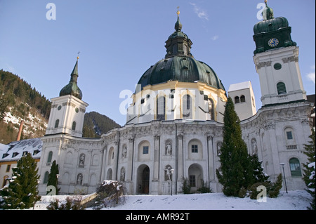 Abbaye d'Ettal, le sud de la Bavière, Allemagne, Europe, Banque D'Images