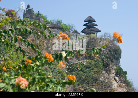 Uluwatu ou Ulu Watu Temple Hindou Bali Indonésie Banque D'Images