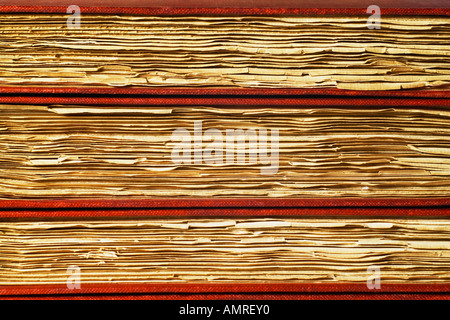 Pile de Livres Anciens Banque D'Images