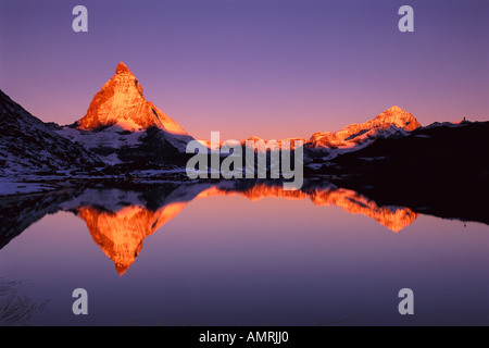 Matterhorn, Zermatt, Suisse Banque D'Images