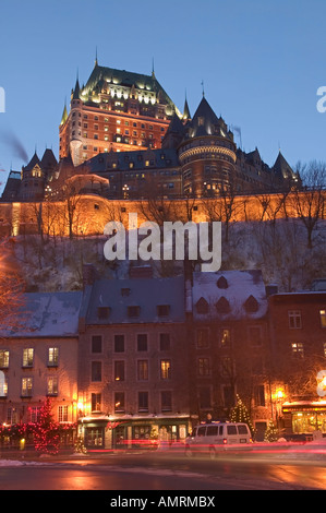 Le Château Frontenac, le vieux Québec, ville de Québec, Québec, Canada Banque D'Images